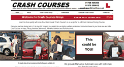 Desktop Screenshot of crashcoursesgrays.co.uk